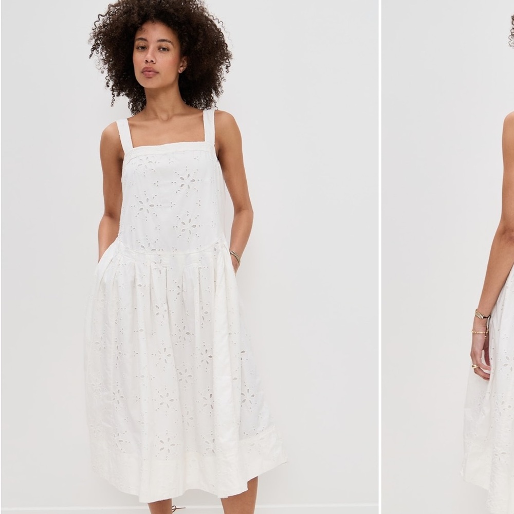 Free people Primavera Eyelet Midi Dress, size medium